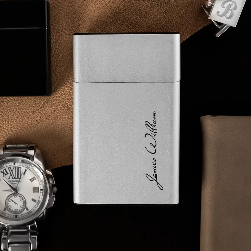 Personalized Signature Style Metal Box