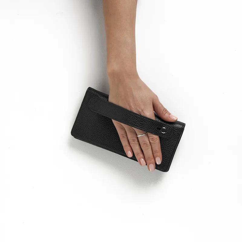 Personalized Silver Embossed Wallet for Travelers Gift