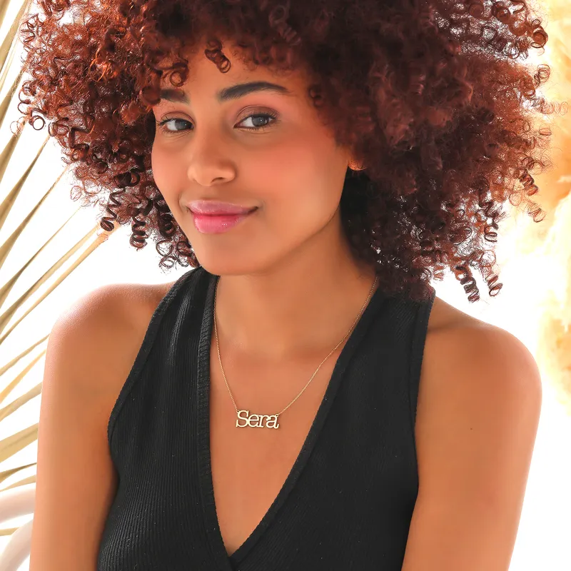 Personalized Silver Name Necklace