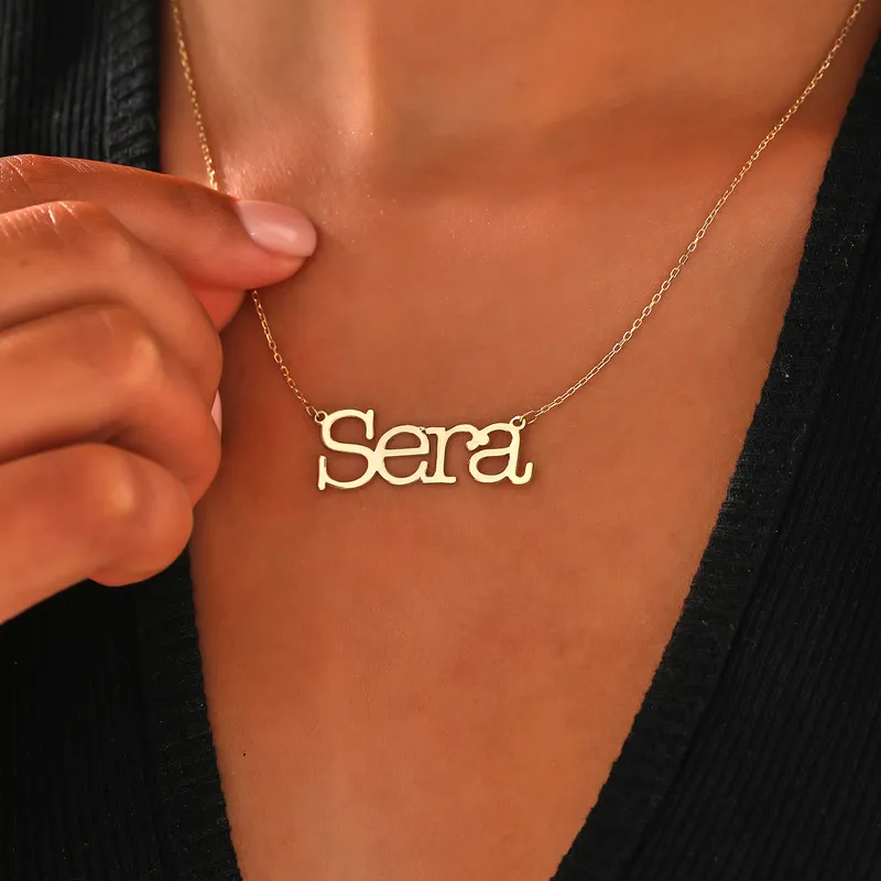 Personalized Silver Name Necklace