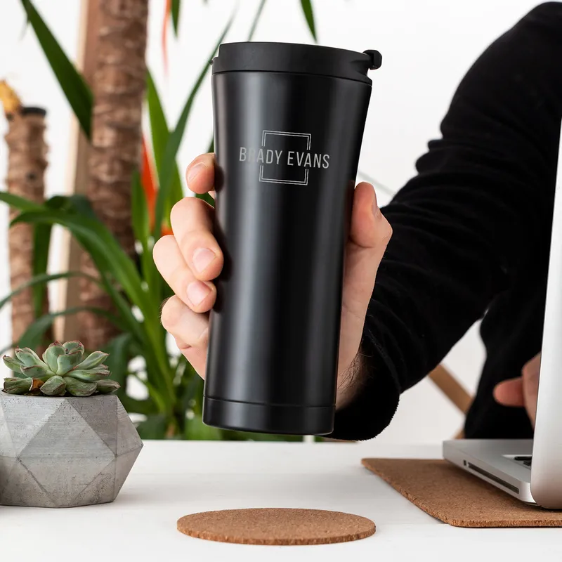 Personalised Stainless Steel Thermos with Custom Engraving