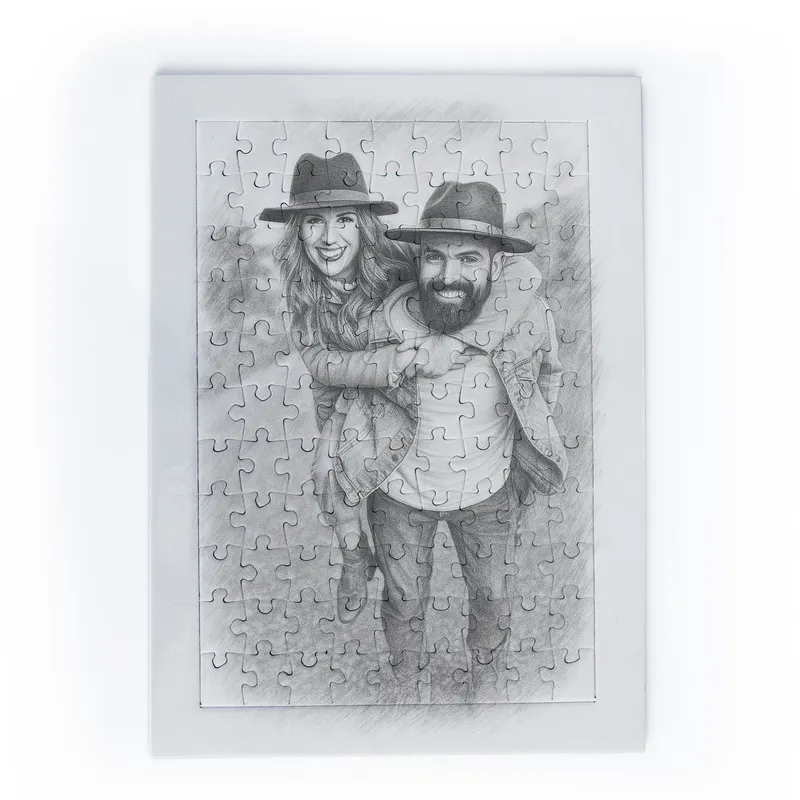 Personalized Sketch Effect 99 Piece Puzzle