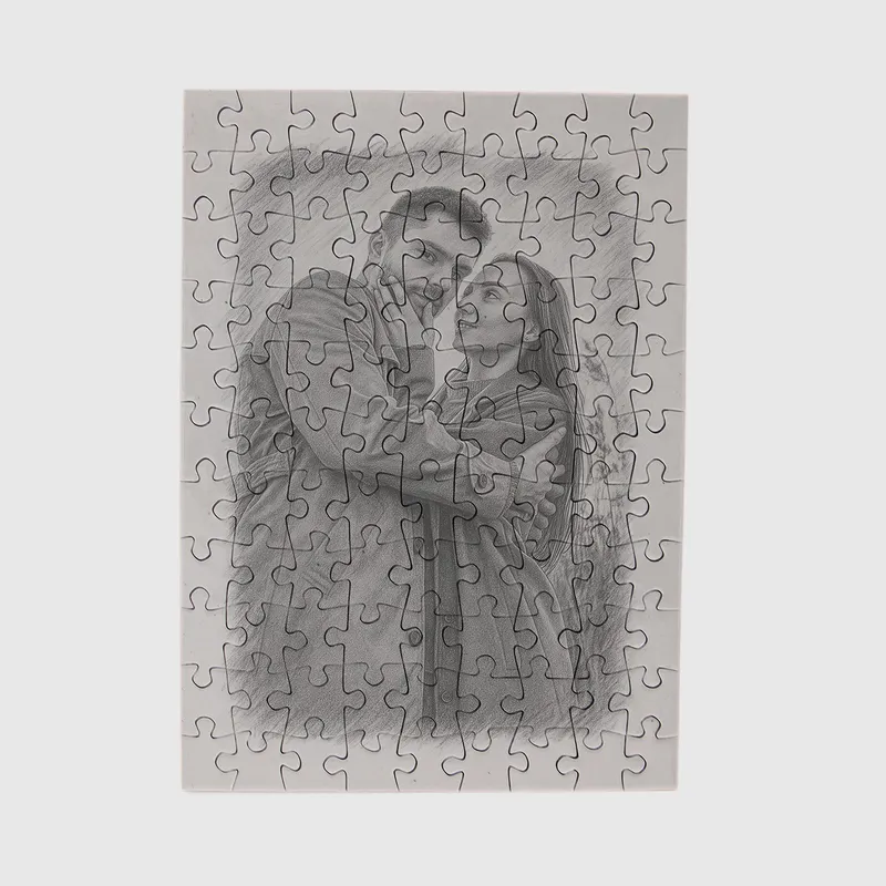 Personalized Sketch Photo Capsule Puzzle Gift