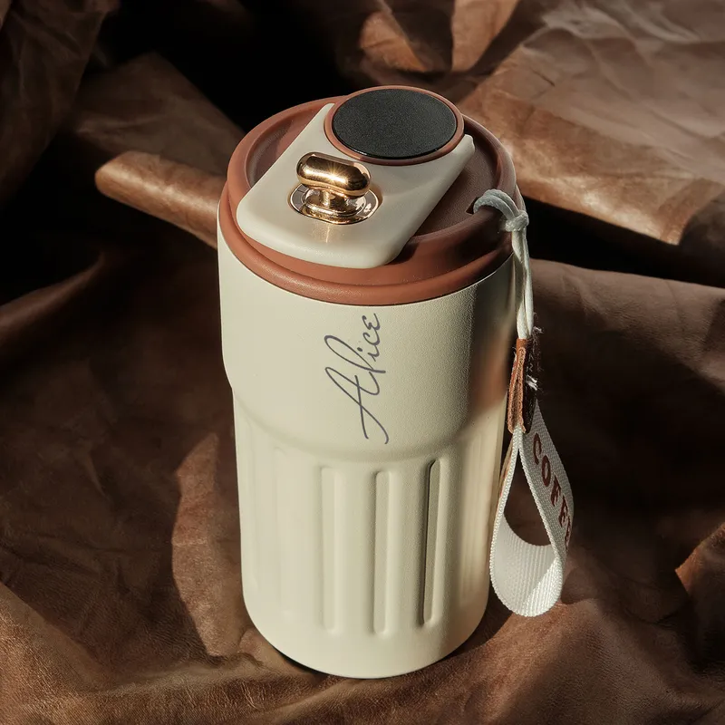 Personalized Smart Temperature Coffee Tumbler