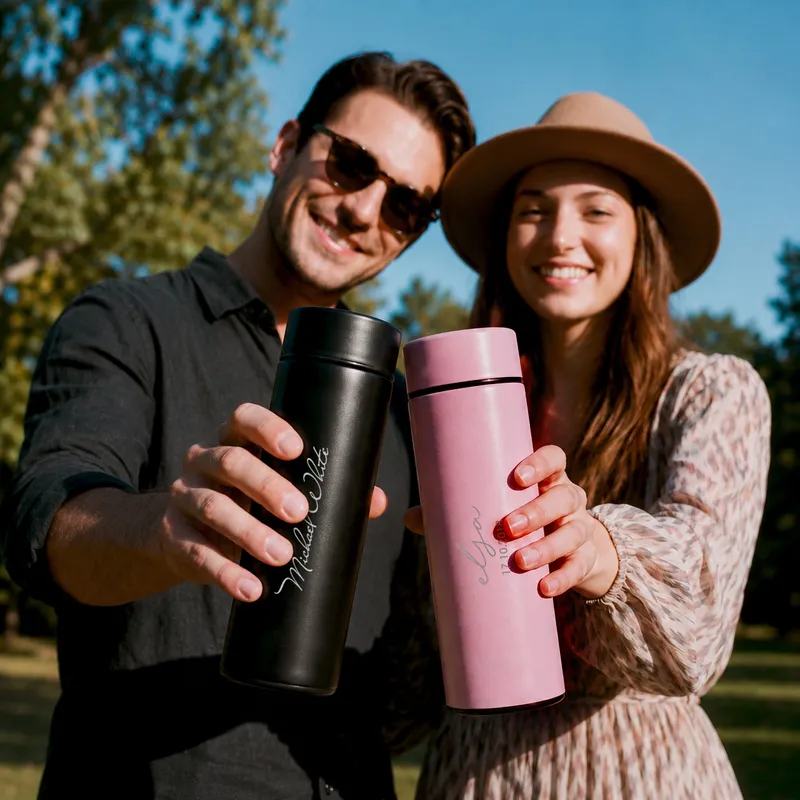 Personalized Smart Temperature Display Thermos