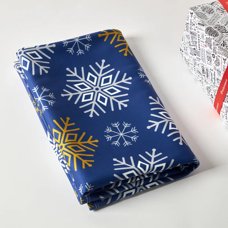 Personalised Snowflake TV Blanket for Cosy Evenings