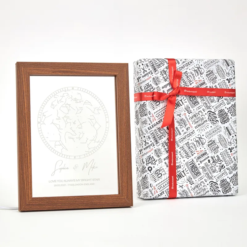 Personalised Star Map LED Frame for Special Moments