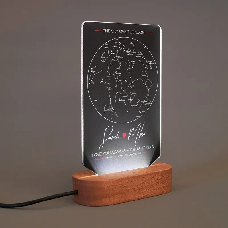 Personalized Star Map Led Light