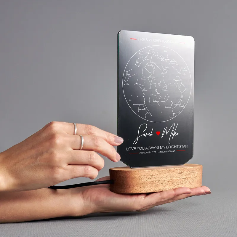 Personalized Star Map Led Light