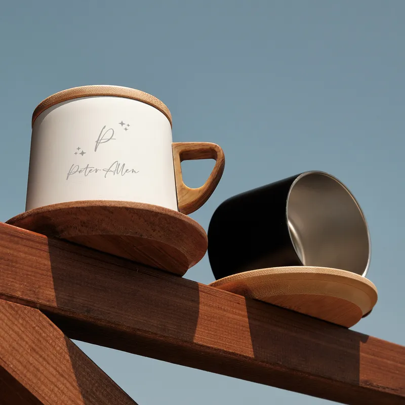 Personalised Star-Themed Thermal Mug with Name