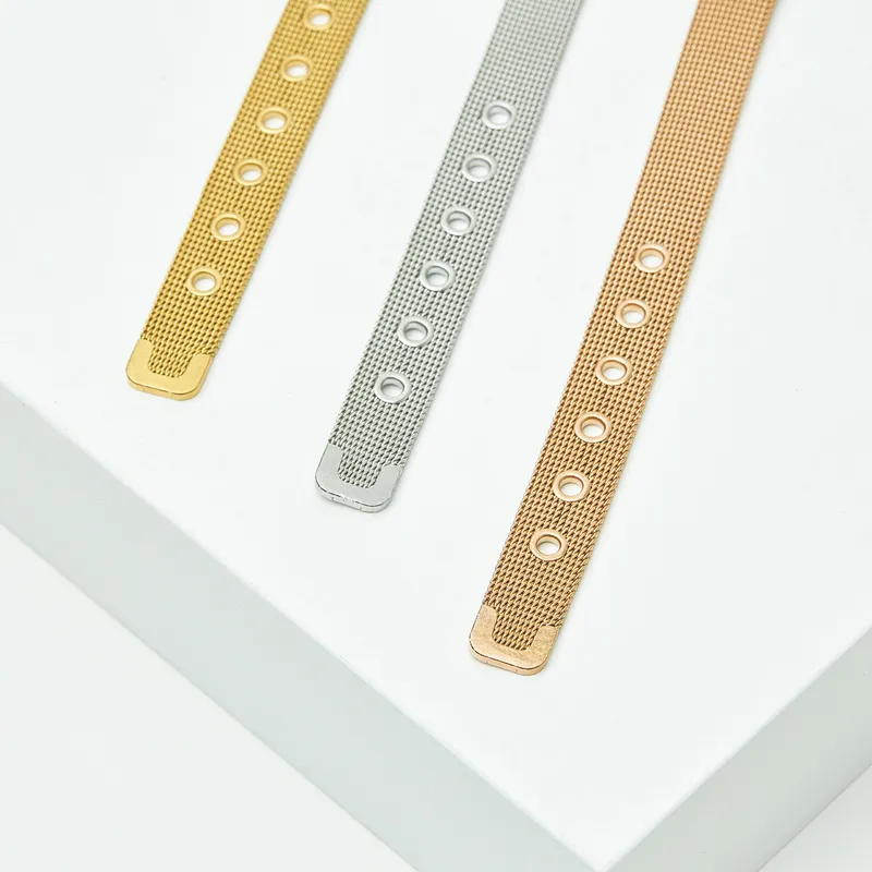 Personalised Engraved Mesh Bracelet for Women