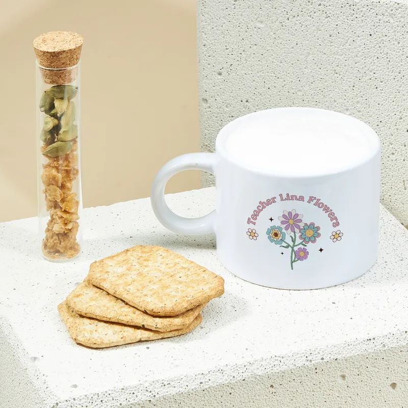 Personalized Teacher Name Coffee Mug for Women