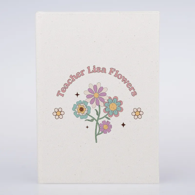 Personalised Teacher's Day Canvas Notebook for Women