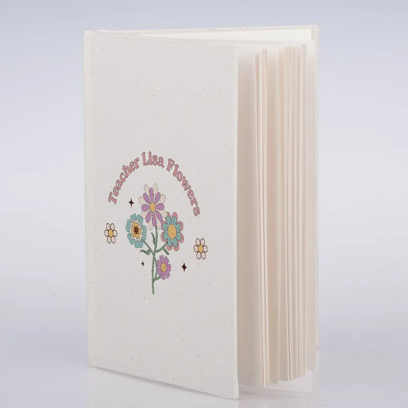 Personalised Teacher's Day Canvas Notebook for Women