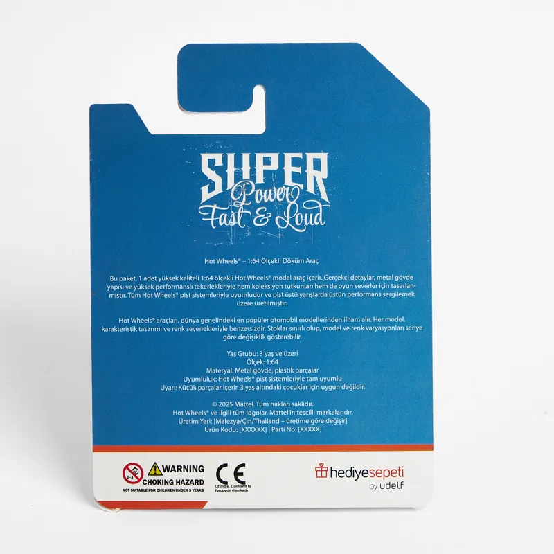 Personalized Toy Car with Custom Packaging