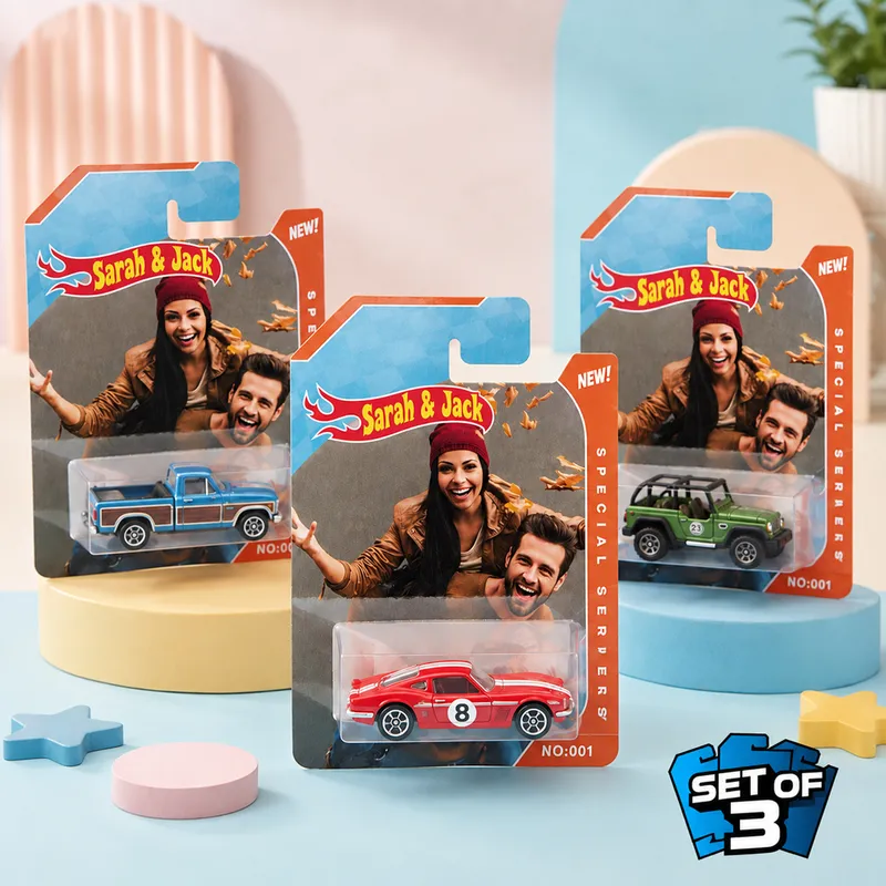Personalised Toy Car with Custom Packaging