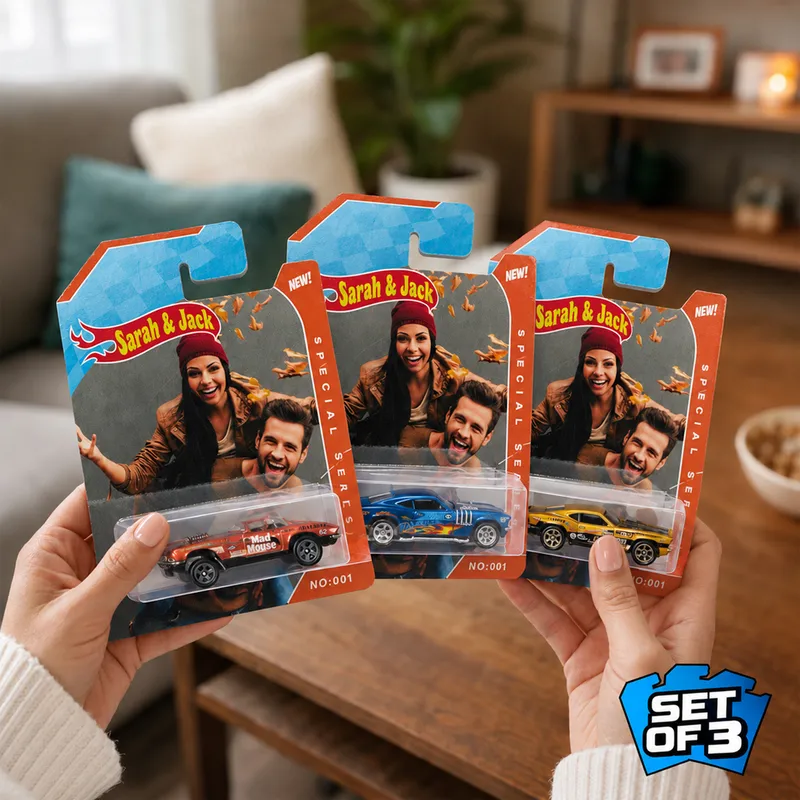 Personalised Toy Car with Custom Packaging