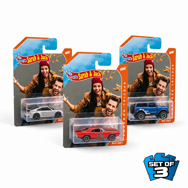 Personalised Toy Car with Custom Packaging