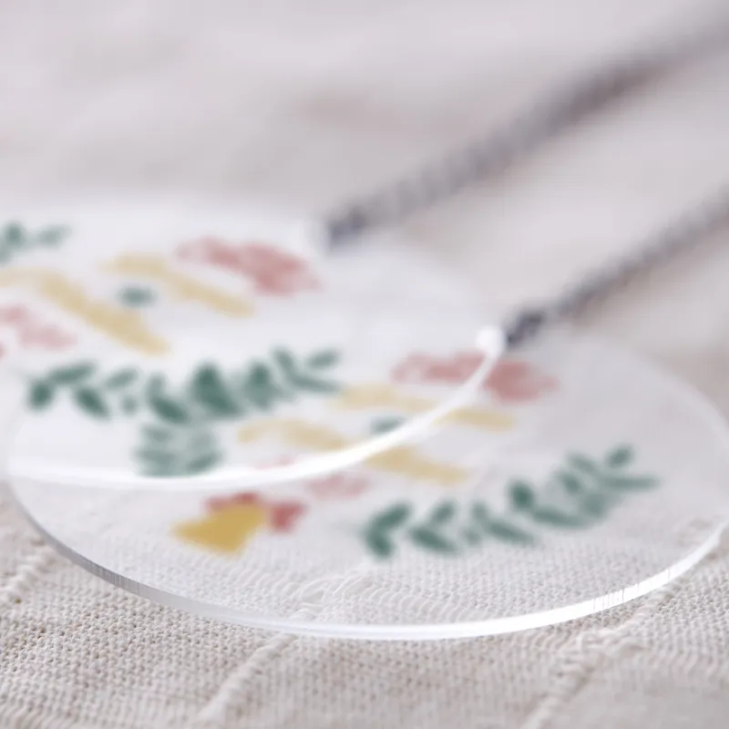 Personalized Transparent Christmas Ornament with Names