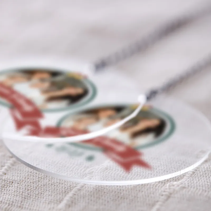 Personalized Transparent Family Ornament