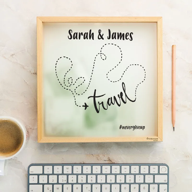 Personalized Travel Fund Box for Couples