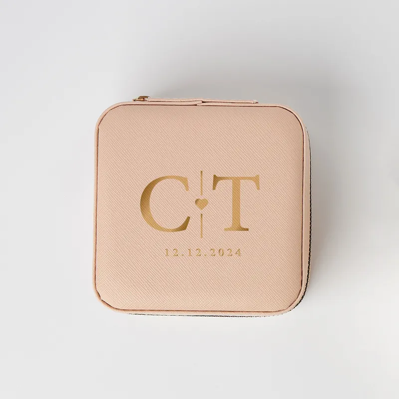 Personalized Travel Jewelry Case for Women