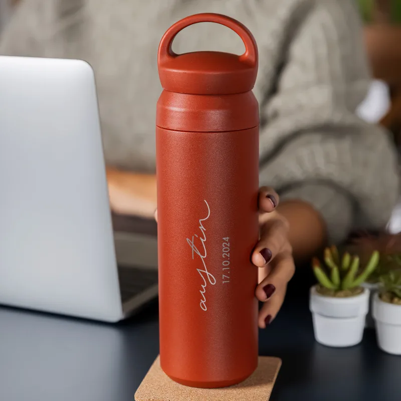 Personalized Travel Mug Gifts for Anniversary - 17 fl oz Stainless Steel Insulated Travel Mugs