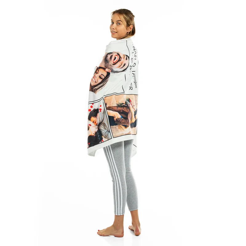 Personalized TV Blanket with Photo - Single Sized Blanket