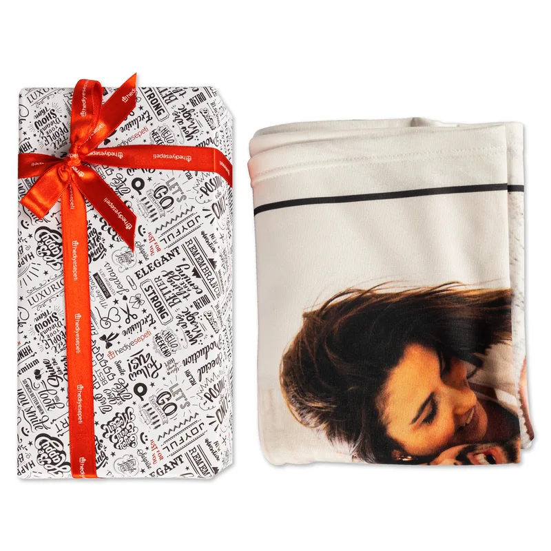 Personalized TV Blanket with Photo - Single Sized Blanket