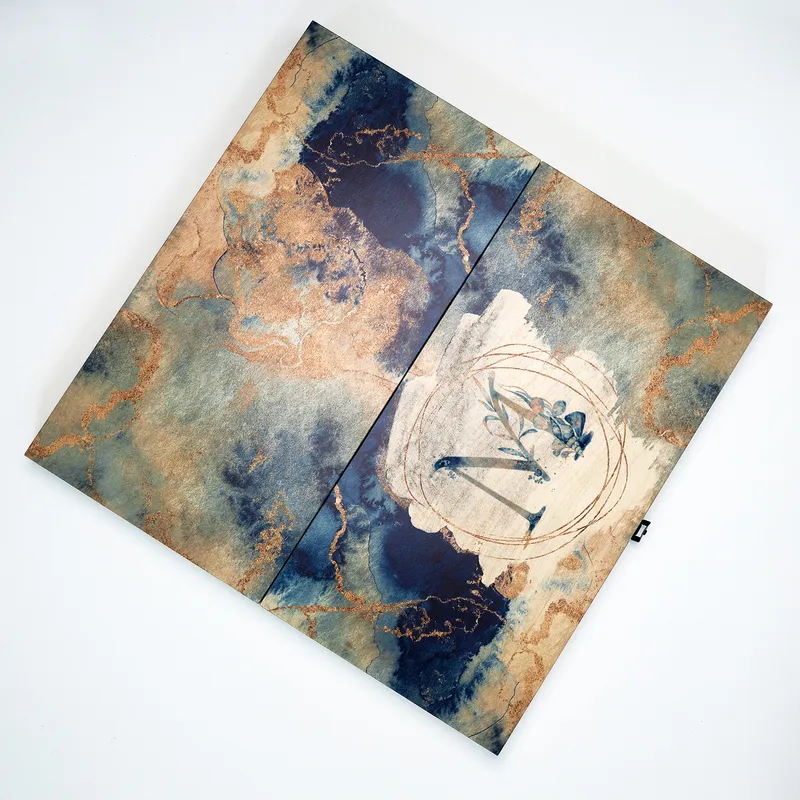 Personalised Underwater World Premium Backgammon Set