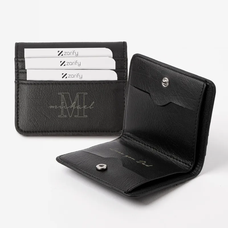 Personalized Wallet, Pen and Keychain Gift Set for Him
