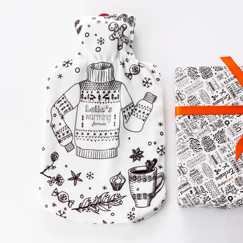 Personalised Hot Water Bottle for Warmth and Comfort