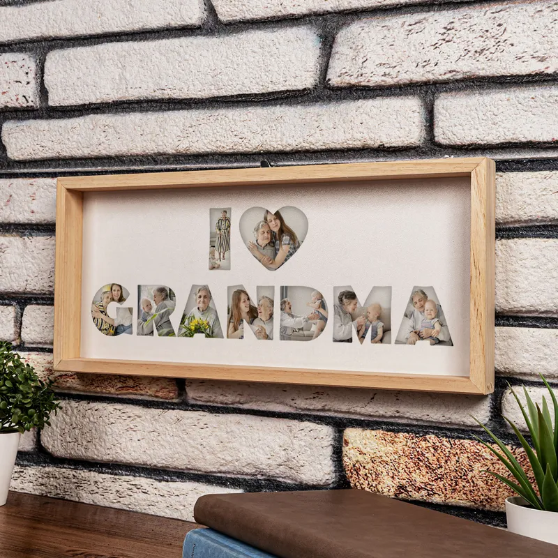 Personalized We Love Grandma & Grandpa Photo Frame