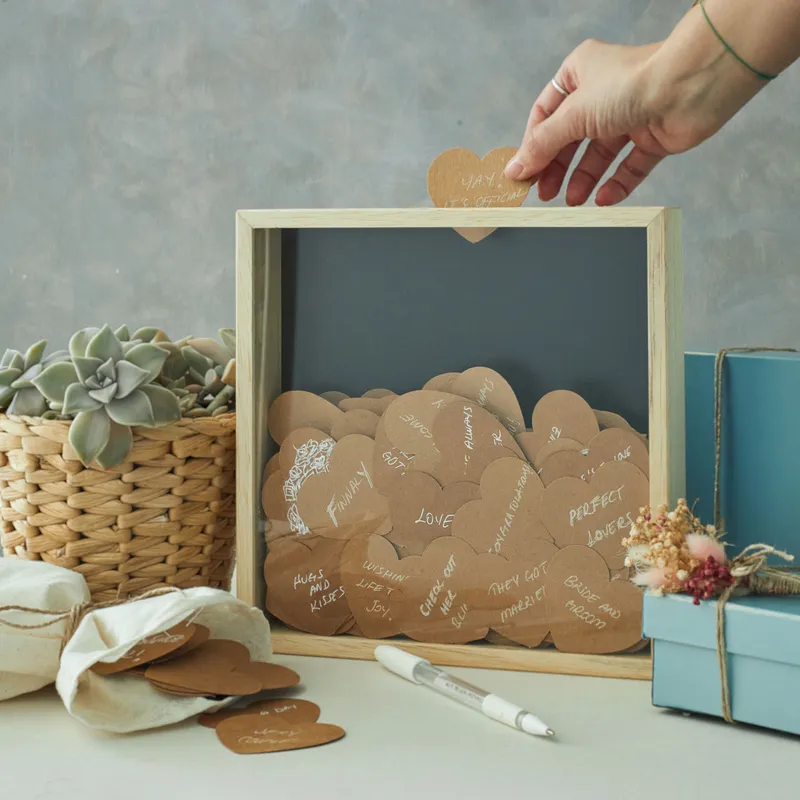 Personalized Wedding Card Box