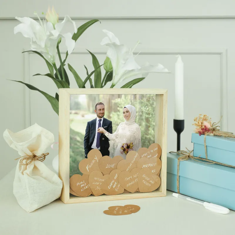 Personalised Photo Wedding Memory Box for Keepsakes