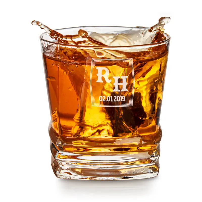 Personalized Whiskey Decanter Gift Set for Men