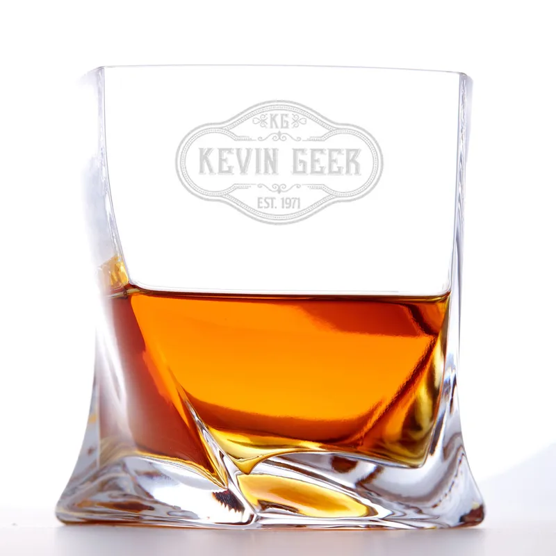 Personalized Whiskey Glass Set