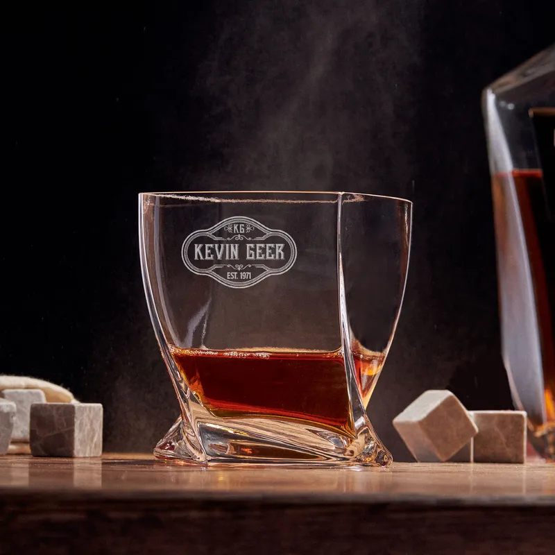 Personalized Whiskey Glass Set