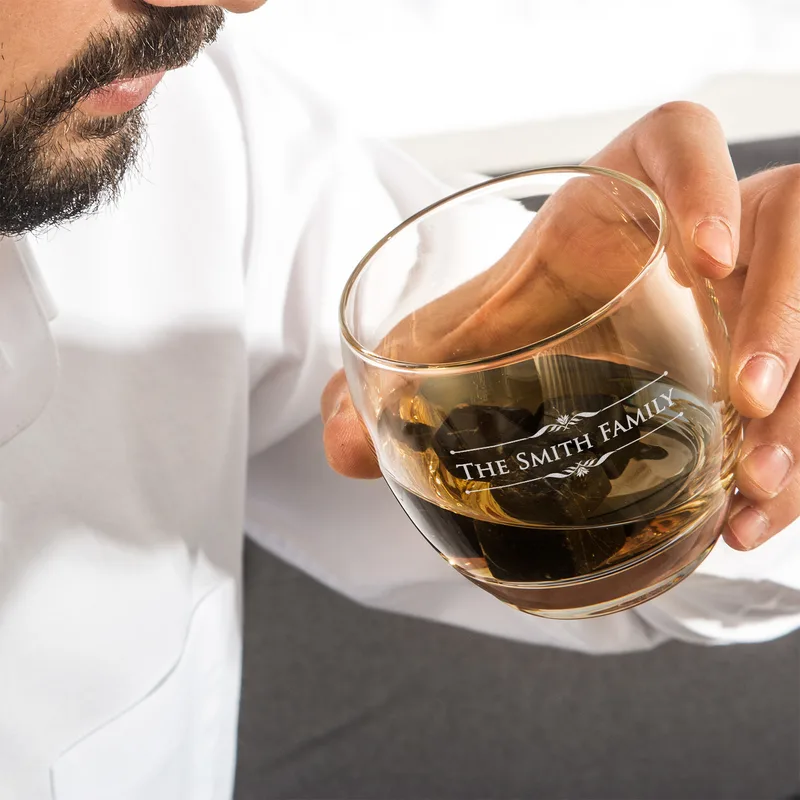 Personalized Whiskey Set with Family Name