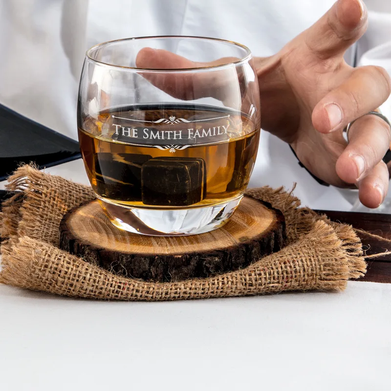 Personalized Whiskey Set with Family Name