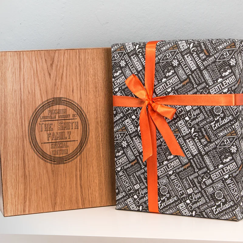 Personalized Whiskey Set with Family Name