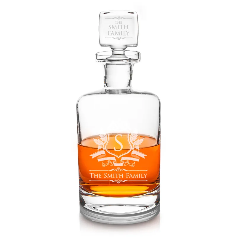 Personalized Whiskey Set with Family Name