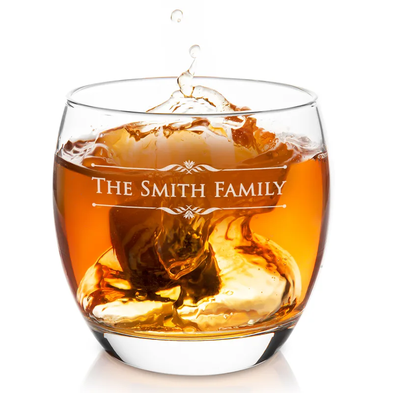 Personalized Whiskey Set with Family Name