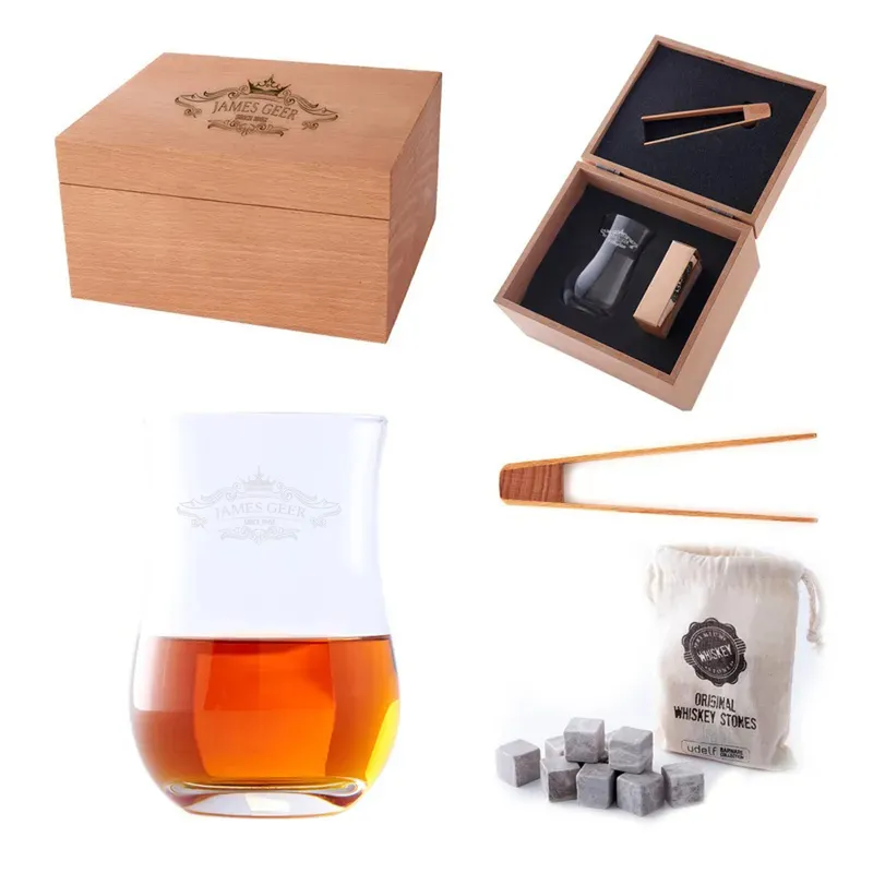 Personalised Whiskey Tasting Set for Connoisseurs