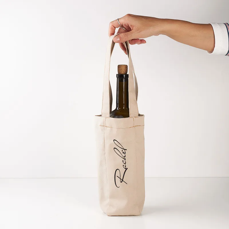Personalized Wine Bottle Gift Bag