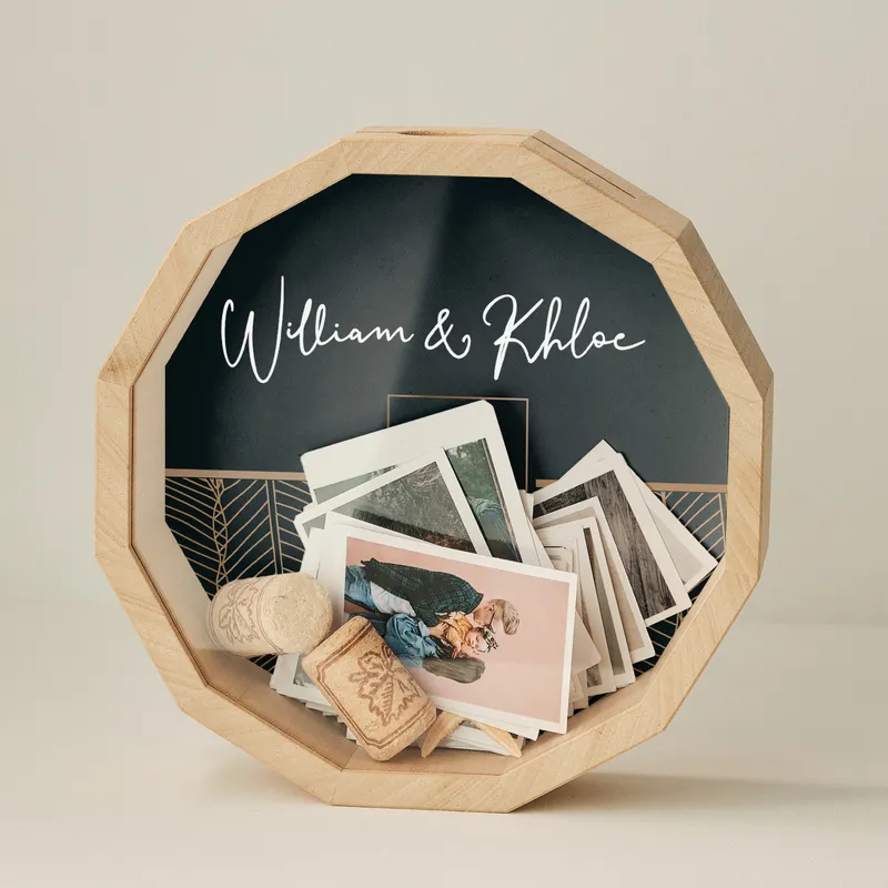 Personalised Wine Cork Collection Display Box