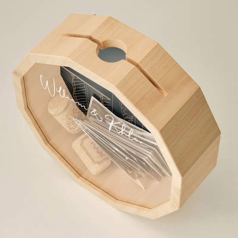 Personalised Wine Cork Collection Display Box