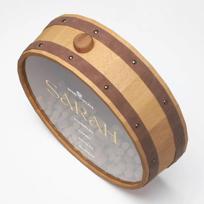 Personalised Wine Cork Scale Keepsake Box