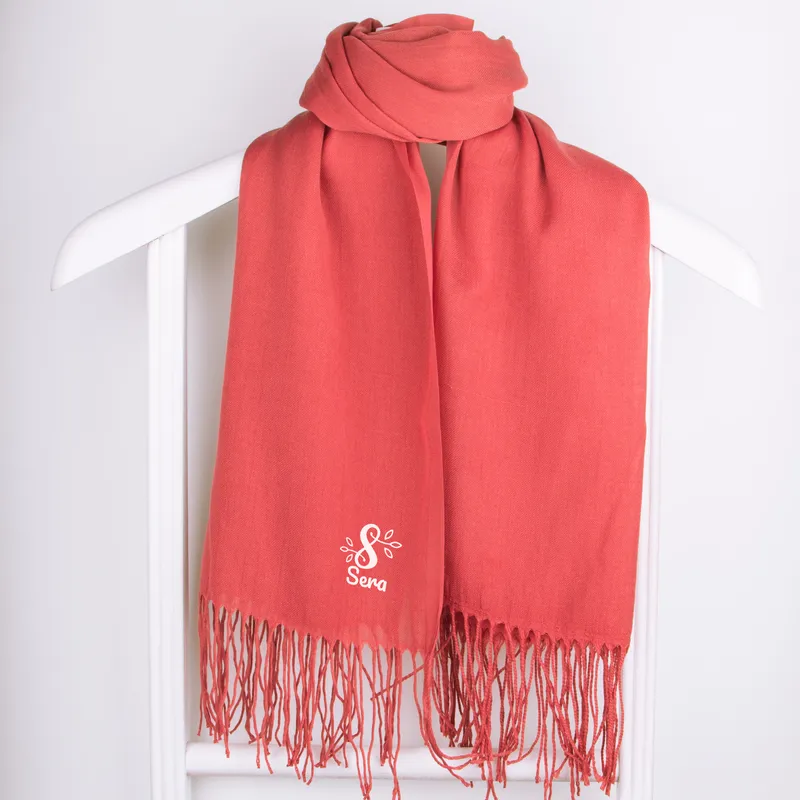 Personalised Women's Day Tassel Scarf Gift
