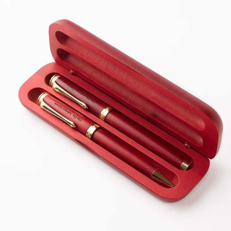 Personalized Wooden Case Pen Set Gift for Doctors